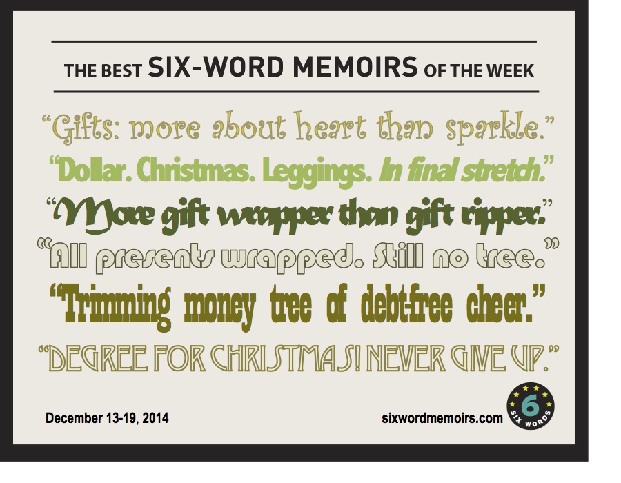 "Degree for Christmas! Never give up."—The Best Six-Word ...