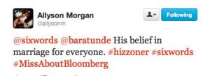 Allyson Morgan -Bloomberg