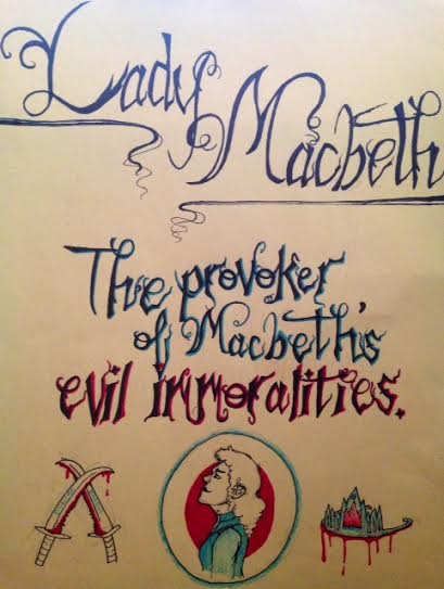 A student's Six-Word Memoir characterization of Lady MacBeth from Shakespeare's MacBeth