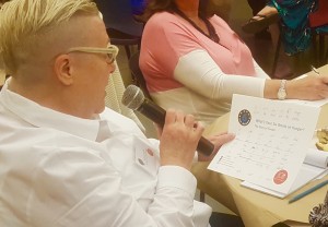 Rebecca Peacock-Creagh., onsite Kroger Pantry Manager at Mid-Ohio Foodbank, shared dozen of poignant "sixes" on why she does what she does to help stop hunger.